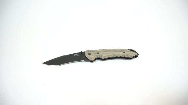 Нож складной SOG Kiku Folder Large Black KU-1012 смотреть онлайн