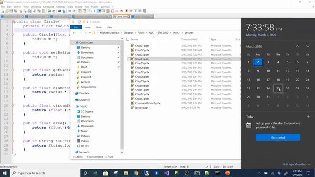Java 1, Spring 2020 - Chapter 4 Part 2 смотреть онлайн