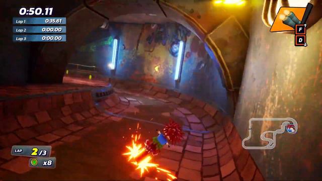 Nickelodeon Kart Racers 3: Slime Speedway - Turtle Lair WR 1:43.55 смотреть онлайн