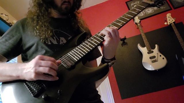 Laney Ironheart on crunch, featuring Schecter Damien-7 смотреть онлайн
