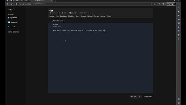 How to host a python discord bot with daki.cc | Tutorial смотреть онлайн