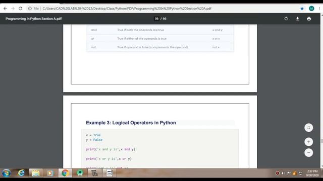 Python Operators смотреть онлайн