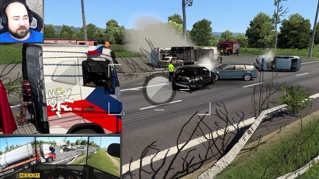 Obrovská Havárie u Kyjeva | #28 Euro Truck Simulator 2 CZ Let's Play смотреть онлайн