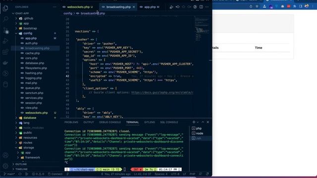 #03 Laravel Real-time Chat application - Websocket Installation on Server Run смотреть онлайн