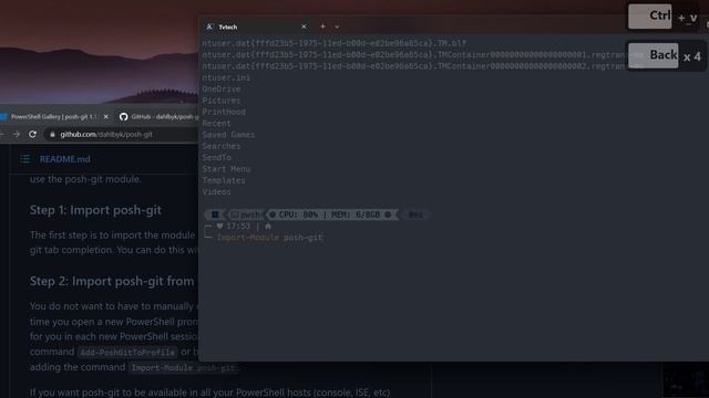 PowerShell - Installing Git Intellisense смотреть онлайн