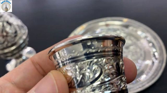 Кубачинский серебряный набор водочный "На троих-3" (4 предмета) (Subtitles in all languages) смотреть онлайн