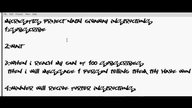 project natal giveaway. смотреть онлайн