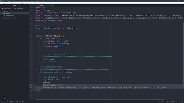 Modern GUI - Python, Qt Designer and PySide2 - Circular Progress Bar/Preloader (PyQt5 Compatible!) смотреть онлайн