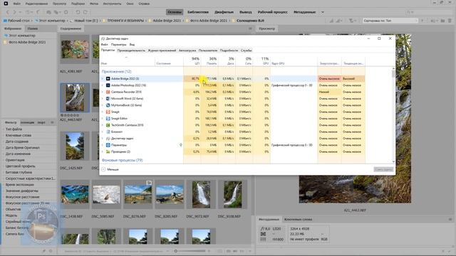 Как настроить Adobe Bridge, чтобы не загружать компьютер смотреть онлайн