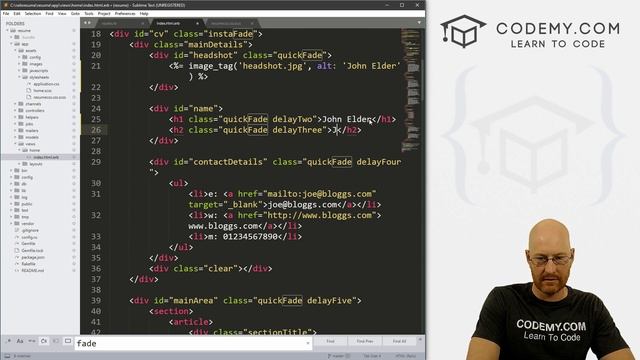 Build a Resume Website With Ruby on Rails смотреть онлайн