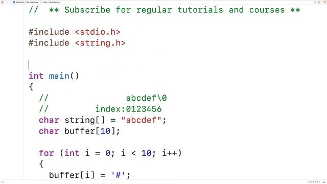 strncpy() Function Implementation | C Programming Example смотреть онлайн