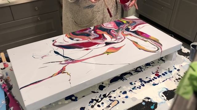 Silent Swan/ ninja swipe/acrylic pour смотреть онлайн