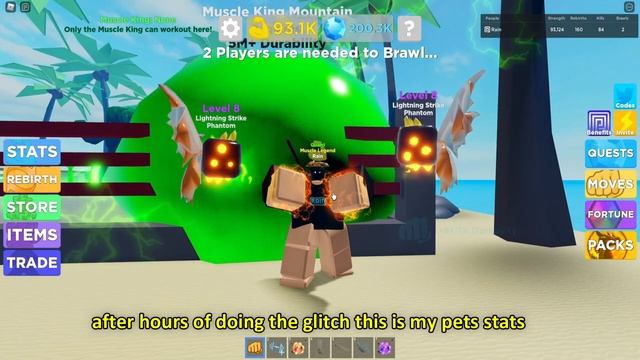GLITCH Pets in ? Muscle Legends 2022 |ROBLOX смотреть онлайн