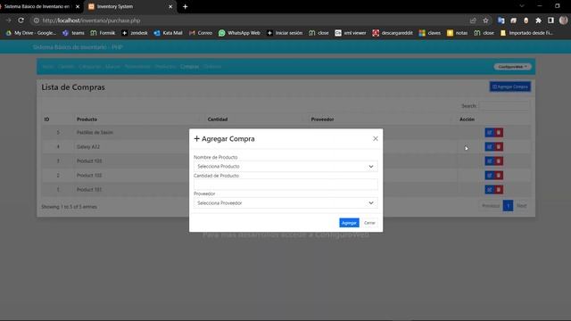 Sistema Básico de Inventario en PHP y MySQL смотреть онлайн