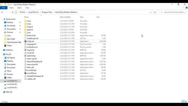 COD MW 3 error couldn't write a file the hard disk is probably full ... Solved смотреть онлайн