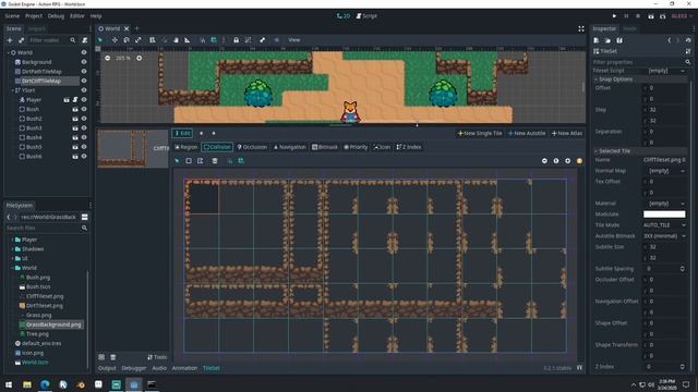 Make an Action RPG in Godot 3.2 (P8 | Collisions with Autotiles) смотреть онлайн