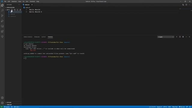 Ignoring files using .gitignore | Git and GitHub Complete Guide смотреть онлайн