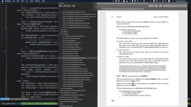 SwiftでJava VMをつくりたい 11 - class file : attributes смотреть онлайн