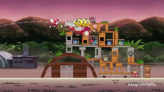 Angry Birds Rio Now with Power-Ups смотреть онлайн