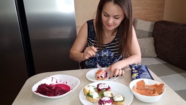 Бутерброды со свеклой