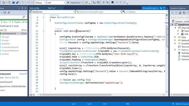 C# How to Encrypt or Decrypt Password from Config files смотреть онлайн