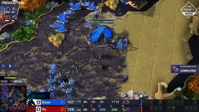 Bly's Insane Spine Crawler Rush - Starcraft 2: Bly vs. Elazer смотреть онлайн