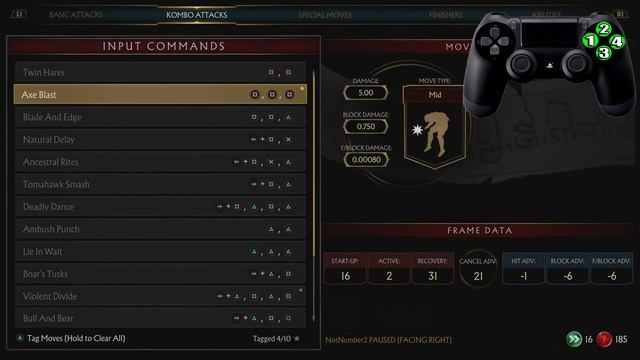 Mortal Kombat 11 Nightwolf Combo Tutorial - Mortal Kombat 11 Nightwolf Combos Daryus P смотреть онлайн