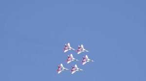 Стрижи показали фигуры высшего пилотажа Авиашоу Чебоксары