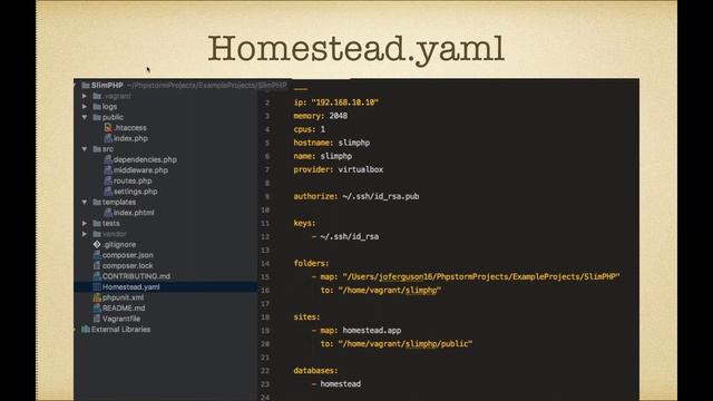 Install Vagrant via Composer with Homestead смотреть онлайн