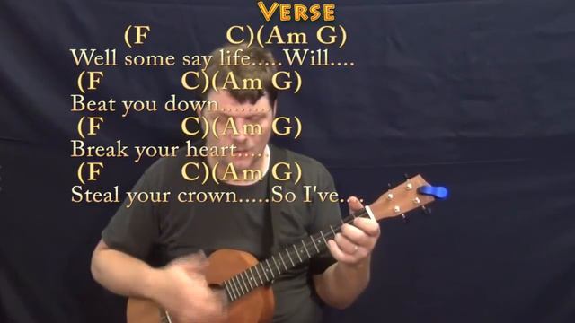 Learning To Fly (Tom Petty) Bariuke Cover Lesson in C with Chords/Lyrics смотреть онлайн