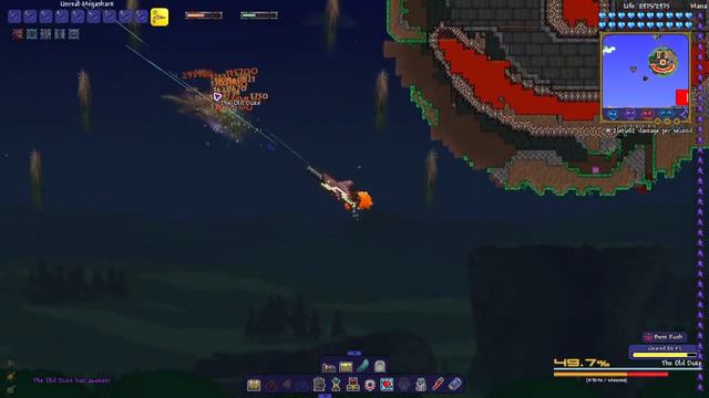 Terraria Supreme Buffed Megashark vs Calamity Mod Death Mode Boss Rush смотреть онлайн