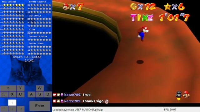 Uber Mario 64 [savestateless] смотреть онлайн
