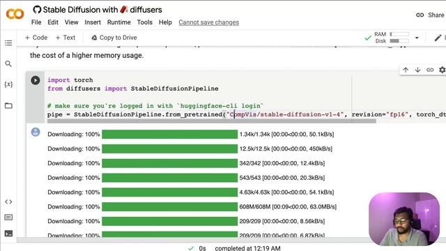 Access Stable Diffusion from Hugging Face with Colab Tutorial | Stable Diffusion Python смотреть онлайн
