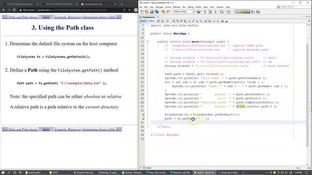 10.2 Path properties and methods смотреть онлайн
