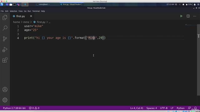 6.13. Formatted strings смотреть онлайн