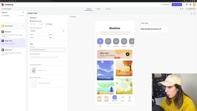 Creating User Tests With Useberry