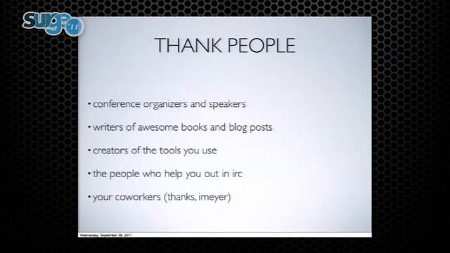 Surge 2011 ~ Lightning Talks (2 of 3) смотреть онлайн