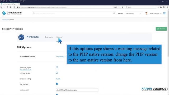 How to Enable or Disable PHP's allow url fopen using CloudLinux Selector in DirectAdmin PAMIR WEB смотреть онлайн