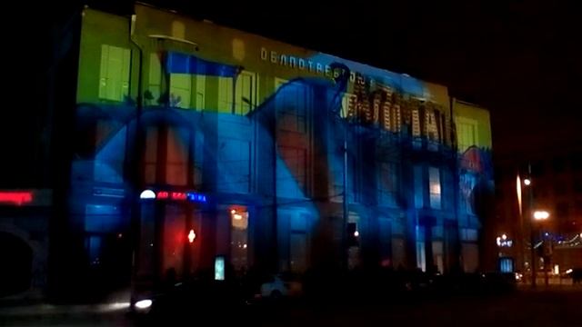 Новогодняя ночь, пл.Ленина, г.Новосибирск. смотреть онлайн