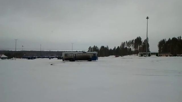 Автобус дрифт, Тюмень, Россия (Bus drift, Tyumen, Russia) - part 1\5 смотреть онлайн