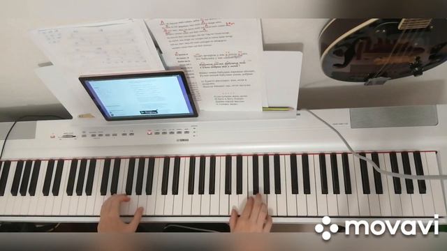 Далеко-далеко, далеко журавли улетели / христианская песня - пианино смотреть онлайн