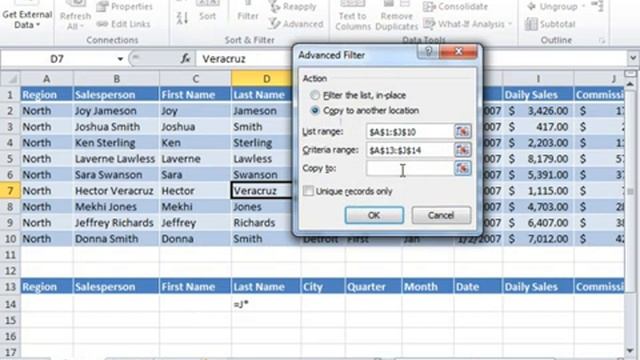 Excel 2010 Tutorial Copying Filtered Results to a New Locations Microsoft Training Lesson 25.7 смотреть онлайн
