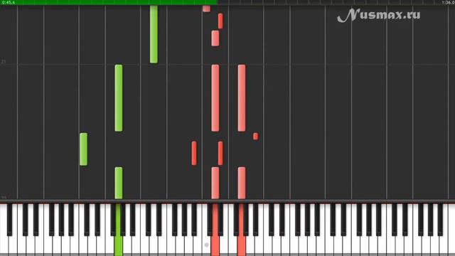 John Williams - Imperial March (OST Star Wars) Piano Tutorial (Synthesia + Sheets + MIDI) смотреть онлайн