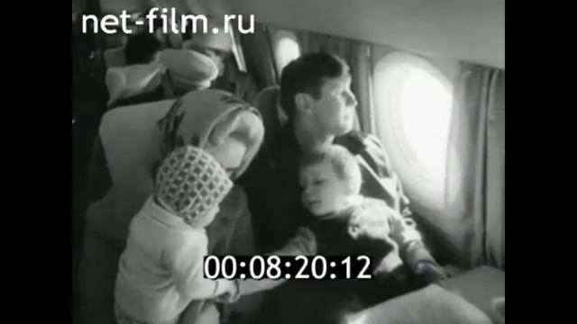 1973г. рейс Сыктывкар - Москва. самолет Ту-134 смотреть онлайн