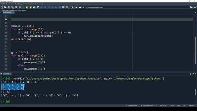 23. Python [list comprehension] смотреть онлайн