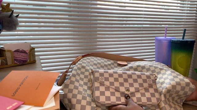 Louis Vuitton Graceful MM Damier Azur Review