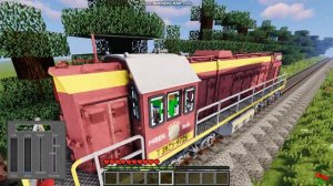 майнкрафт. Поезда. Машинист тэм2у.