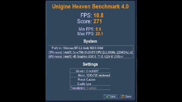 i3-2348M vs. i3-540 Heaven Benchmark смотреть онлайн