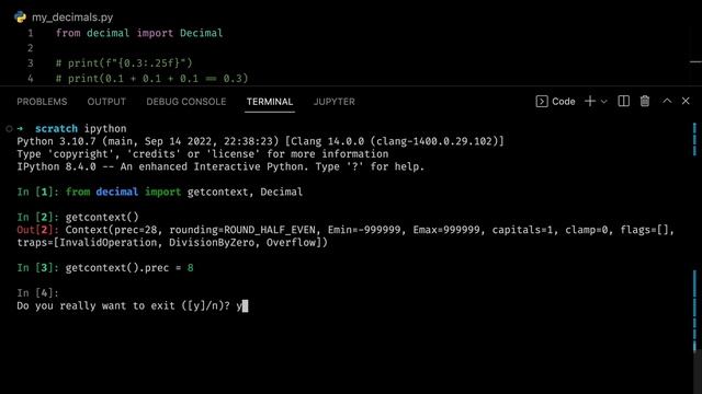04 Python Shots - Working With Decimal Values смотреть онлайн