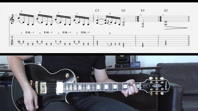 METALLICA - THE UNFORGIVEN (Guitar cover with TAB) смотреть онлайн